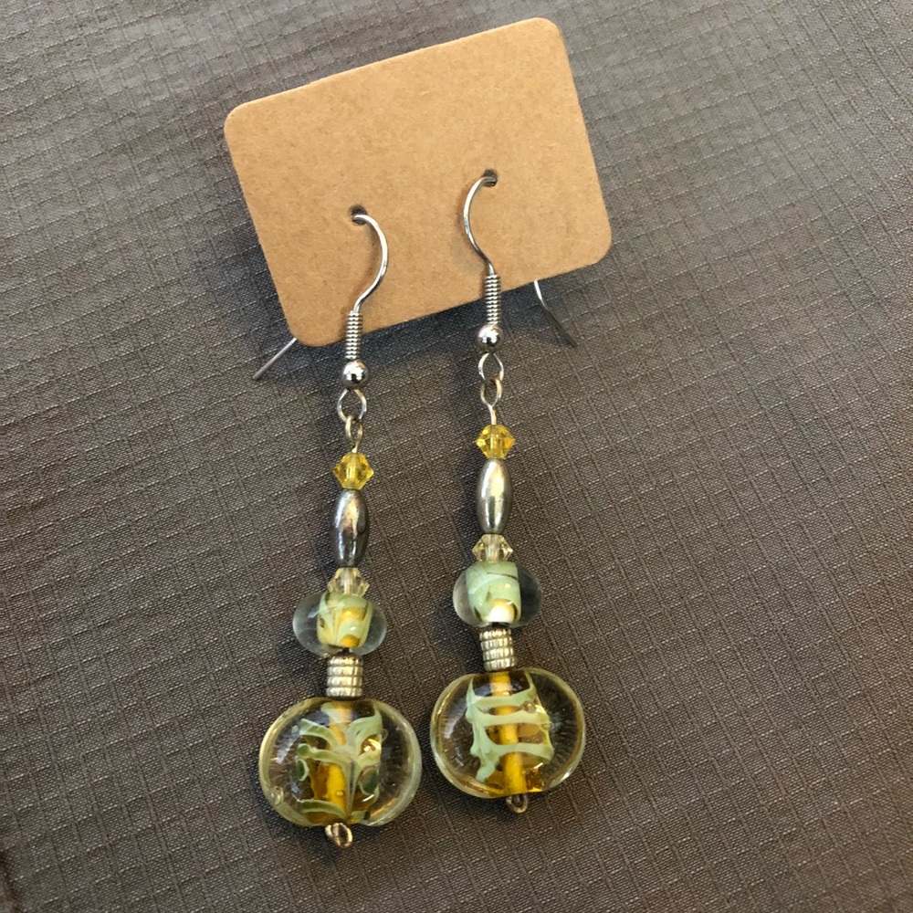 Handmade/repurposed earrings
